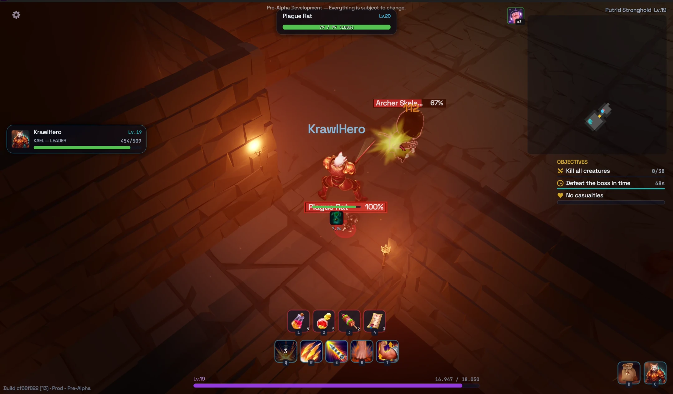 Fast real-time combat