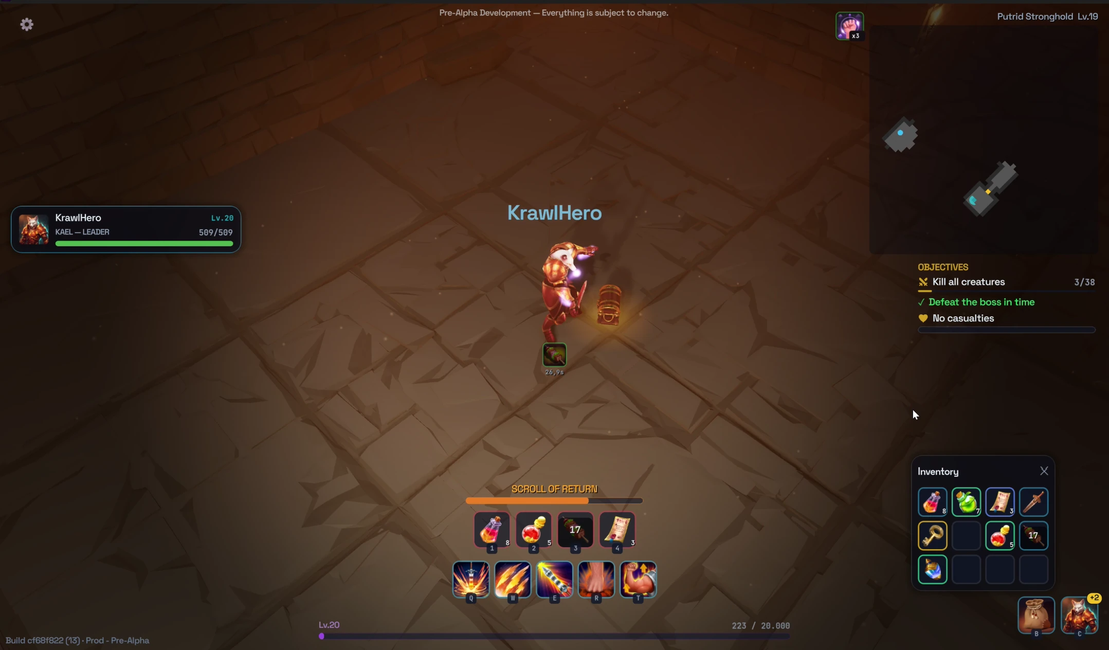 Escape with a Scroll of Return